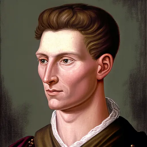 Heinrich Becker in 1385, the year he brought the Renaissance to Germany