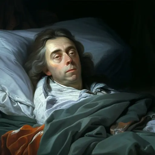 Peter the Great dying, 1725